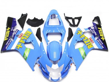 04-05 Hellblau Rizla Stil GSXR 600-750 Verkleidung