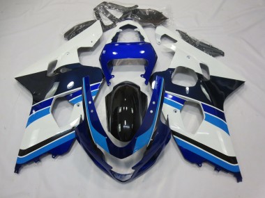 04-05 Hellblau Weiß & Schwarz GSXR 600-750 Verkleidung