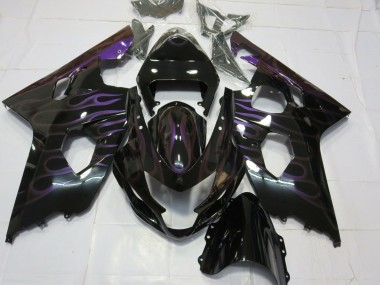 04-05 Lila Flamme GSXR 600-750 Verkleidung