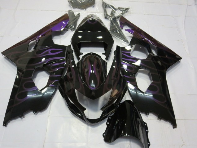 04-05 Lila Flamme GSXR 600-750 Verkleidung