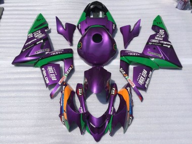 04-05 Lila & Grün Trickstar ZX10R Verkleidung