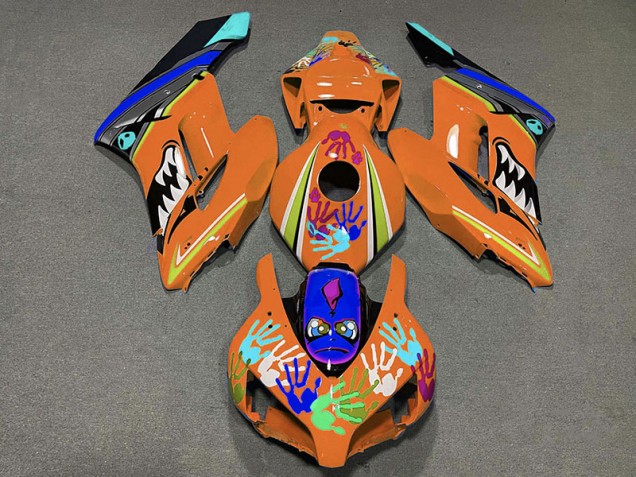 04-05 Orange Hai CBR1000RR Verkleidung