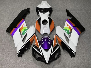 04-05 Orange & Lila Flagge CBR1000RR Verkleidung