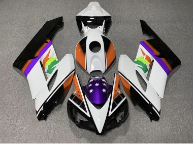 04-05 Orange & Lila Flagge CBR1000RR Verkleidung