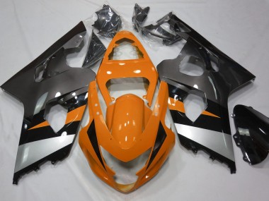 04-05 Orange & Silber GSXR 600-750 Verkleidung