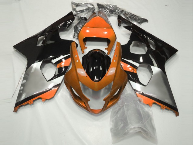 04-05 Orange Silber & Schwarz GSXR 600-750 Verkleidung