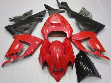 04-05 Perlrot & Schwarz ZX10R Verkleidung