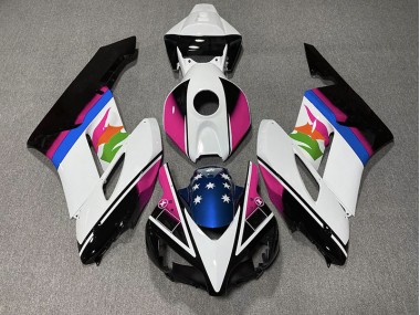 04-05 Pink & Blaue Flagge CBR1000RR Verkleidung