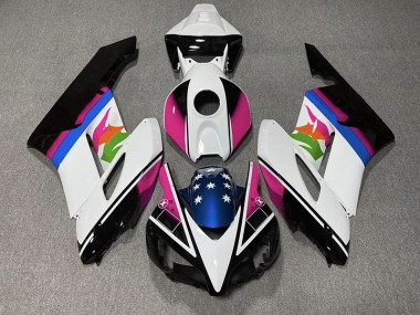 04-05 Pink & Blaue Flagge CBR1000RR Verkleidung
