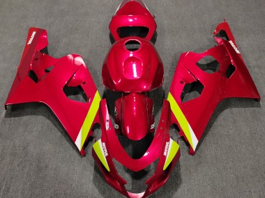 04-05 Rot Glänzend GSXR 600-750 Verkleidung