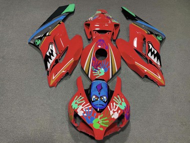 04-05 Rot Hai CBR1000RR Verkleidung