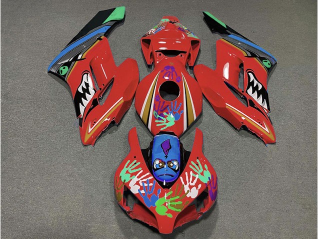04-05 Rot Hai CBR1000RR Verkleidung