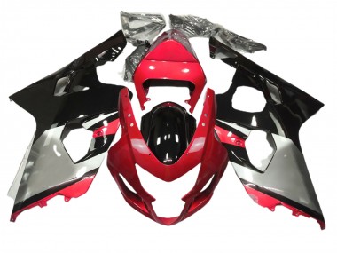04-05 Rot-Silber & Schwarz GSXR 600-750 Verkleidung