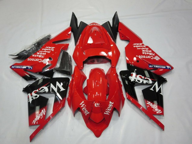 04-05 Rot West ZX10R Verkleidung