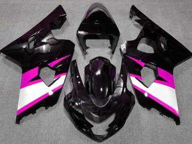 04-05 Schwarz Glänzend & Pink GSXR 600-750 Verkleidung