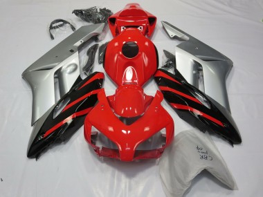 04-05 Silber Rot & Schwarz CBR1000RR Verkleidung