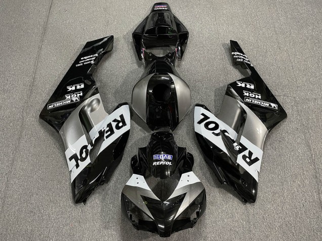 04-05 Silber Schwarz Repsol CBR1000RR Verkleidung