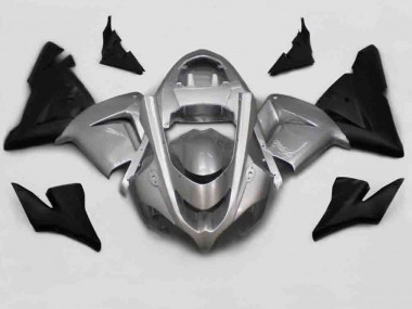 04-05 Silber Schwarz ZX10R Verkleidung