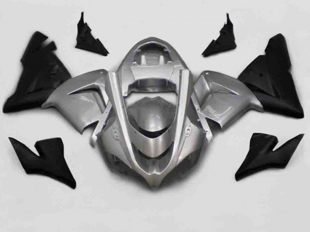 04-05 Silber Schwarz ZX10R Verkleidung