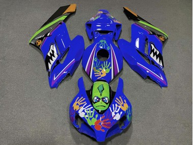 04-05 Tiefes Blauer Hai CBR1000RR Verkleidung
