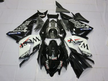 04-05 West Weiß Schwarz ZX10R Verkleidung