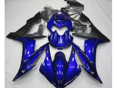 04-06 Glänzend Blau & Schwarz R1 Verkleidung