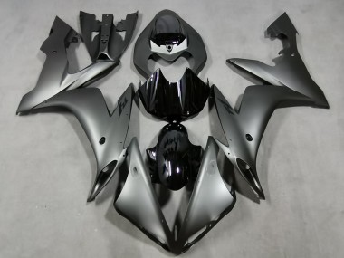 04-06 Matt Grau & Glänzendes Schwarz R1 Verkleidung