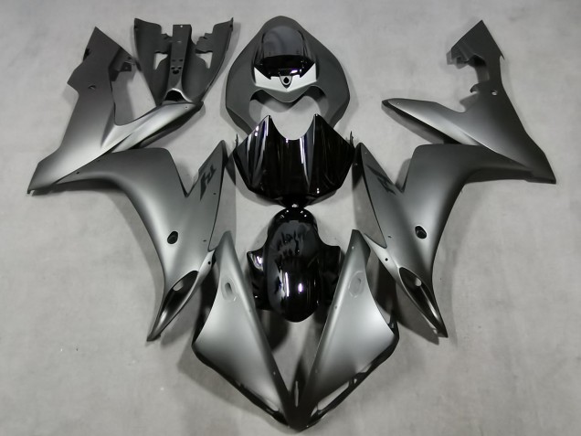 04-06 Matt Grau & Glänzendes Schwarz R1 Verkleidung