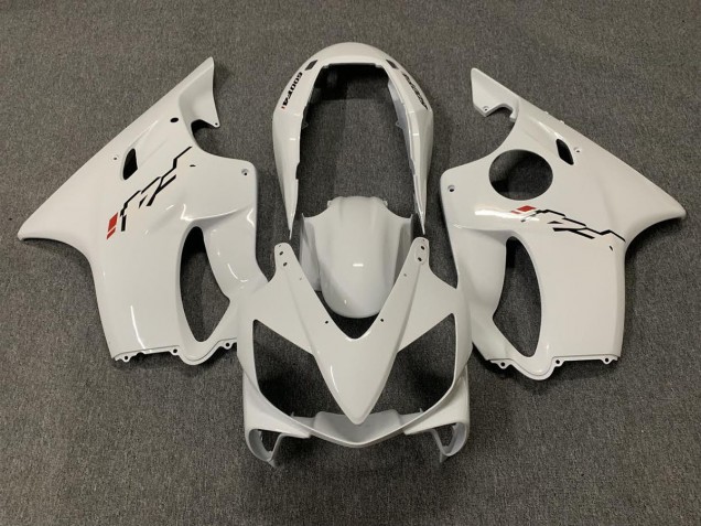 04-07 Glänzend Weiß CBR600 F4i Verkleidung