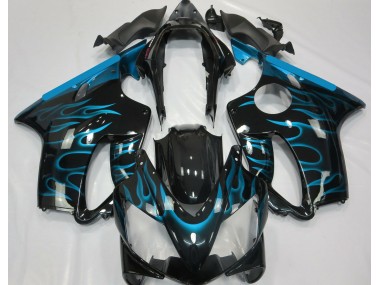 04-07 Hellblau Flamme CBR600 F4i Verkleidung