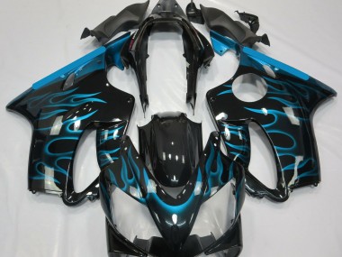 04-07 Hellblau Flamme CBR600 F4i Verkleidung