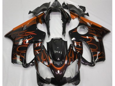 04-07 Orange Flamme CBR600 F4i Verkleidung