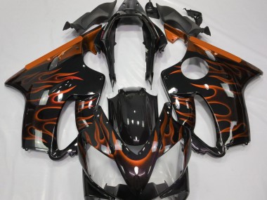 04-07 Orange Flamme CBR600 F4i Verkleidung