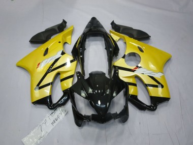 04-07 Perlgelb Glänzendes Schwarz CBR600 F4i Verkleidung