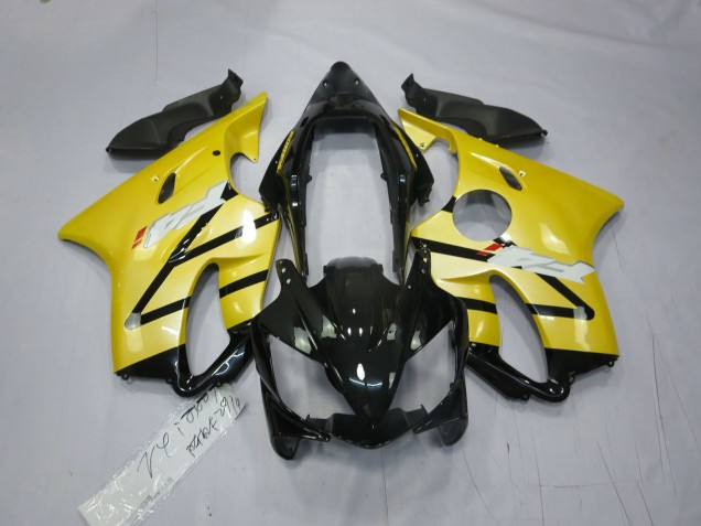 04-07 Perlgelb Glänzendes Schwarz CBR600 F4i Verkleidung
