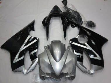 04-07 Silber & Schwarz CBR600 F4i Verkleidung