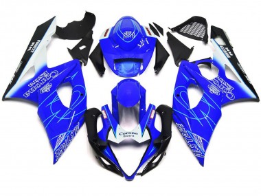 05-06 Blau & Weiß Corona Stil GSXR 1000 Verkleidung