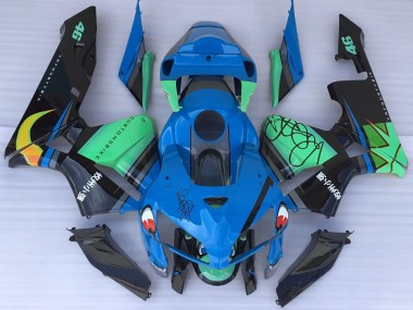 05-06 Blauer Hai & Grün CBR600RR Verkleidung