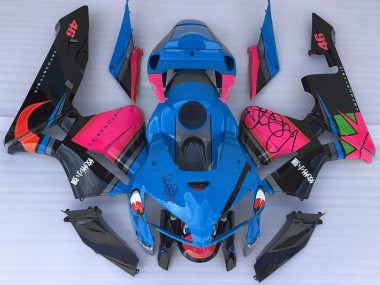 05-06 Blauer Hai & Rosa CBR600RR Verkleidung