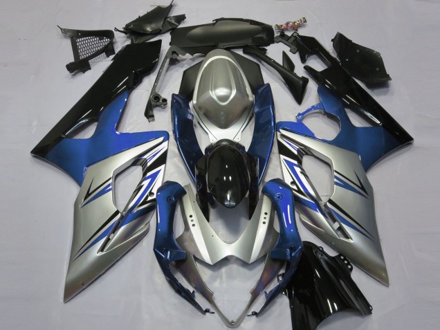 05-06 Blausilber & Schwarz GSXR 1000 Verkleidung