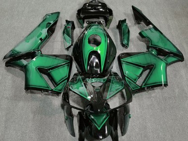 05-06 Dunkelhellgrün CBR600RR Verkleidung