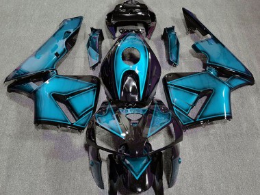 05-06 Dunkelhellblau CBR600RR Verkleidung