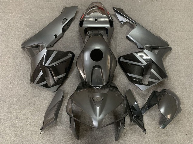 05-06 Dunkelsilber & Schwarz CBR600RR Verkleidung