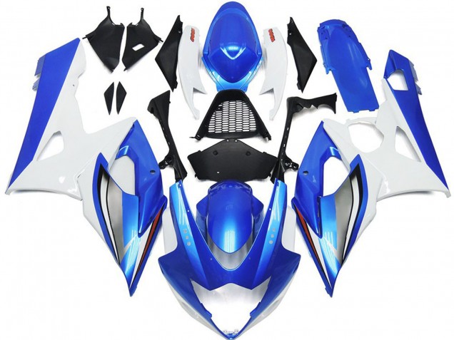 05-06 Glänzend Blau & Weiß GSXR 1000 Verkleidung