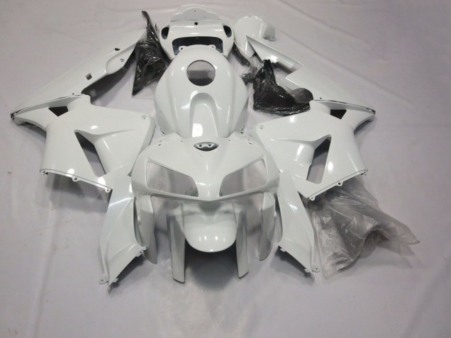 05-06 Glänzend Weiß CBR600RR Verkleidung