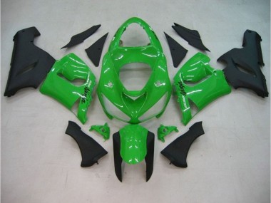 05-06 Glänzend Grün Matt ZX6R Verkleidung