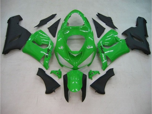 05-06 Glänzend Grün Matt ZX6R Verkleidung