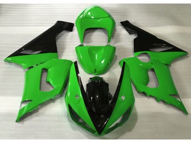05-06 Glänzend Grün & Schwarz ZX6R Verkleidung