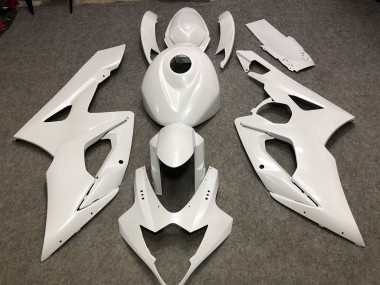 05-06 Glänzend Weiß Schlicht GSXR 1000 Verkleidung