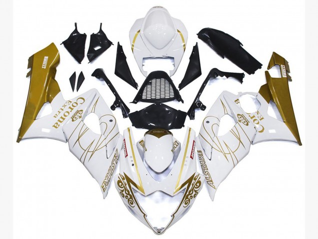 05-06 Gold Glänzend Corona Benutzerdefiniert GSXR 1000 Verkleidung